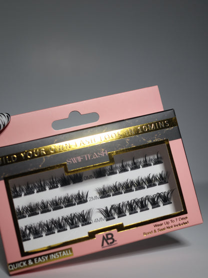 Swift Lash Cluster -AB-C-017 (Great for wispy look)