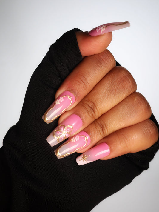 Girly pop- Press-on Nails