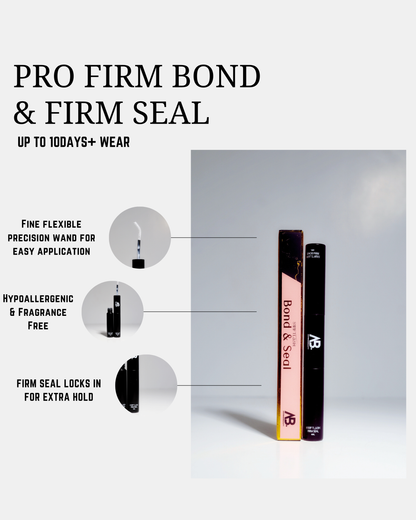 2 in 1 Firm Bond & Firm Seal- Waterproof Lash Cluster Glue (white, dries clear)