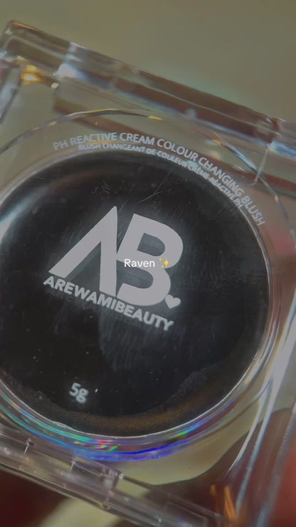 Raven- Ph Reactive Colour changing Cream Blush